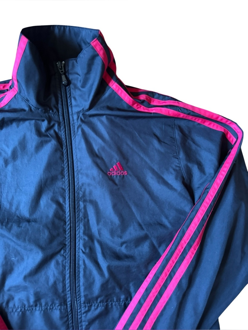 Women’s Adidas Black and Red Track Jacket